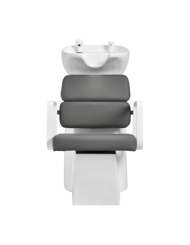 Gabbiano Porto hair wash unit white grey