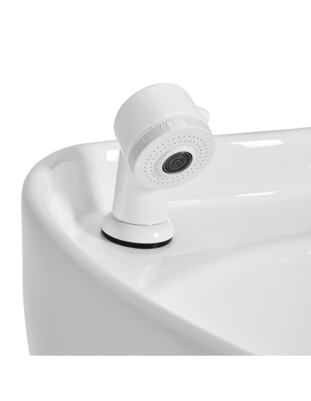 Gabbiano Porto hair wash unit white grey