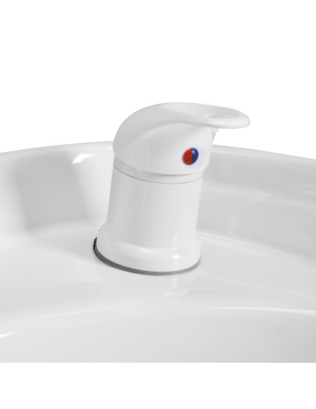 Gabbiano Porto hair wash unit white grey