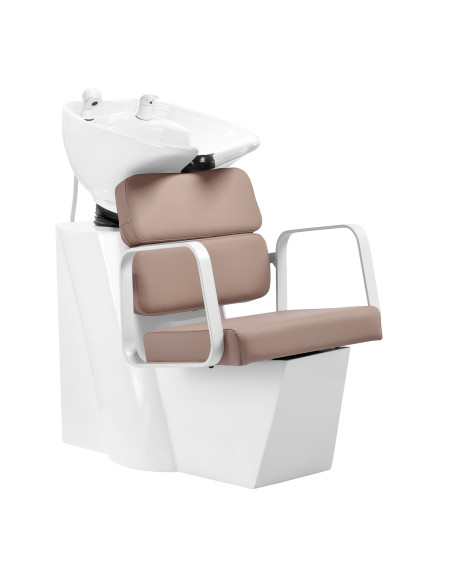 Gabbiano Porto hair wash unit white beige