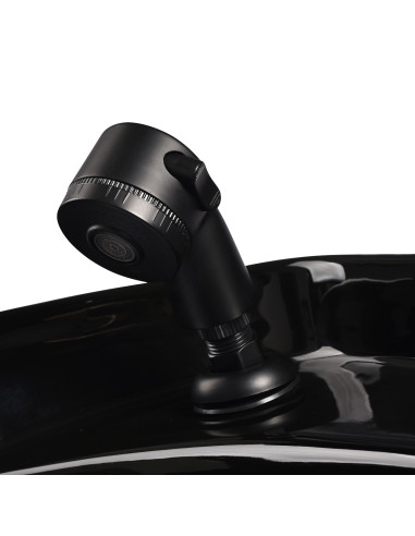 Gabbiano Porto hair wash unit black  orange