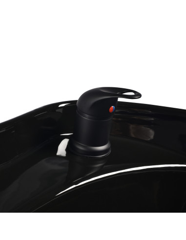 Gabbiano Porto hair wash unit black chocolate