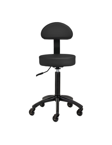Gabbiano hairdressing stool D026 black