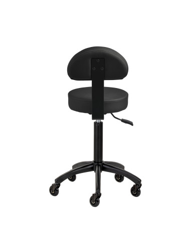 Gabbiano hairdressing stool D026 black