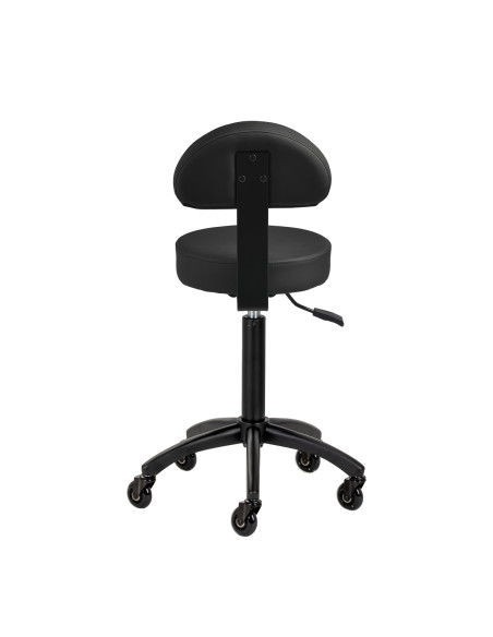 Gabbiano hairdressing stool D026 black