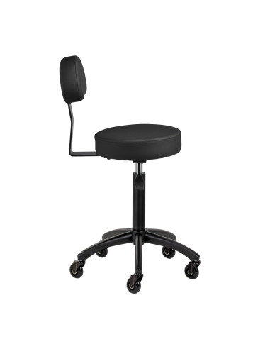Gabbiano hairdressing stool D026 black
