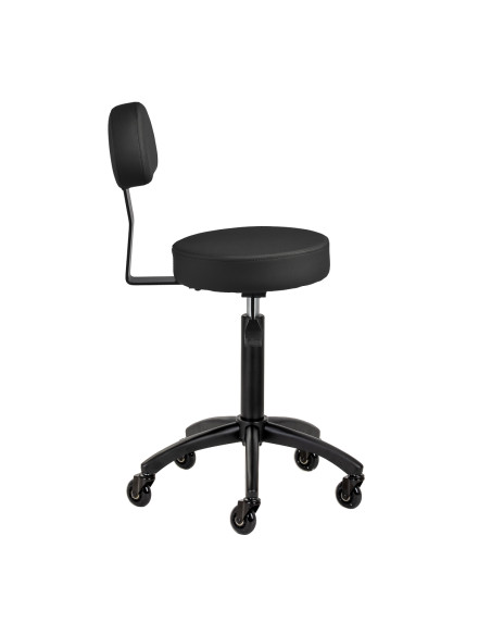 Gabbiano hairdressing stool D026 black