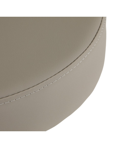 Gabbiano hairdressing stool D026 grey-beige
