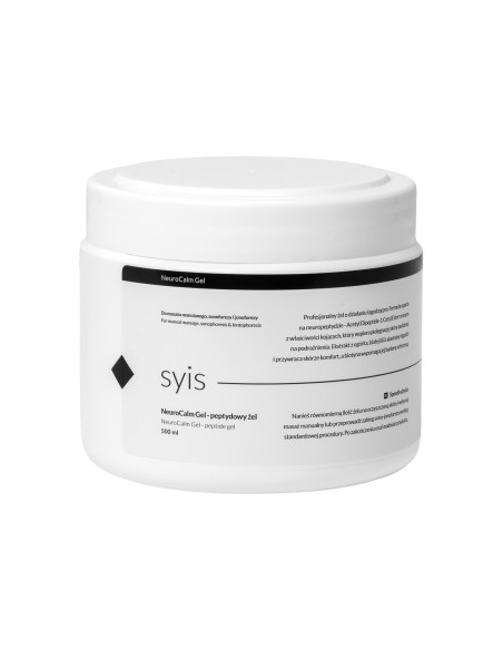 Syis NeuroCalm Gel – Peptide Gel for Manual Massage, Sonophoresis and Iontophoresis 500 ml