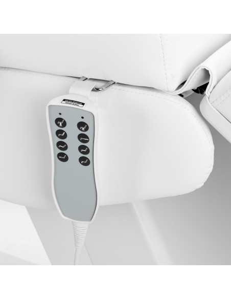 Azzurro Lux 4m white Beauty bed with cradle