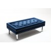 Hroove Bench - Studded Blue BFHR6081B Bella Furniture Ireland