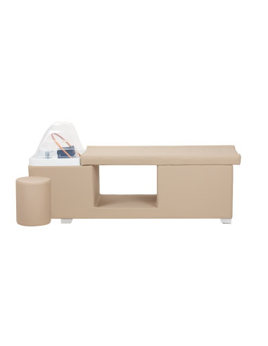Gabbiano Head Spa Maldives Salon washbasin bed beige
