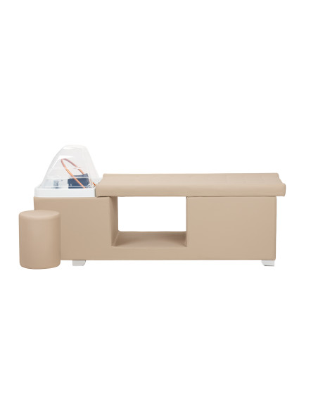 Gabbiano Head Spa Maldives Salon washbasin bed beige