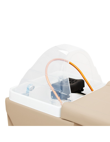 Gabbiano Head Spa Maldives Salon washbasin bed beige