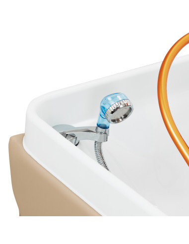 Gabbiano Head Spa Maldives Salon washbasin bed beige