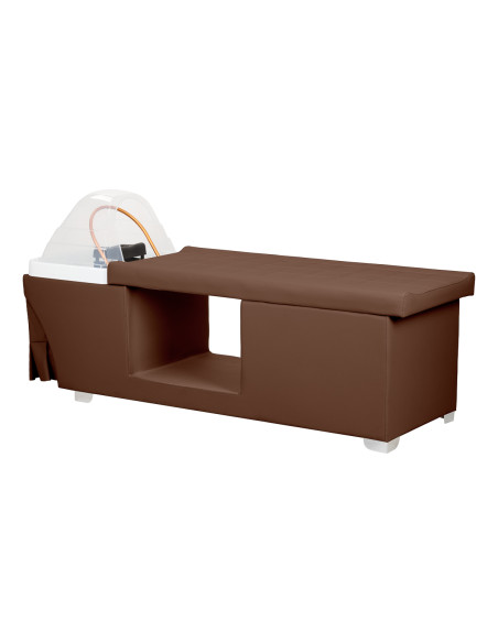 Gabbiano Head Spa Maldives Salon washbasin bed brown