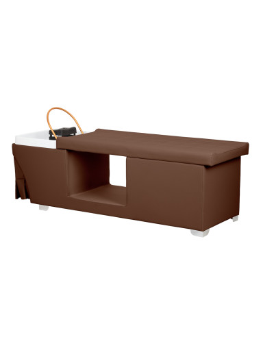Gabbiano Head Spa Maldives Salon washbasin bed brown