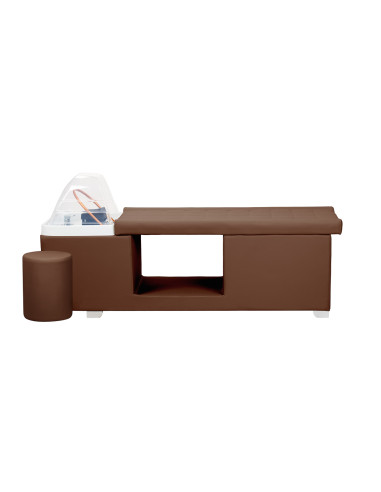 Gabbiano Head Spa Maldives Salon washbasin bed brown
