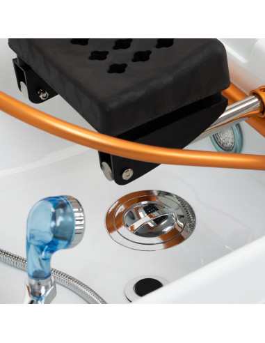 Gabbiano Head Spa Maldives Salon washbasin bed brown