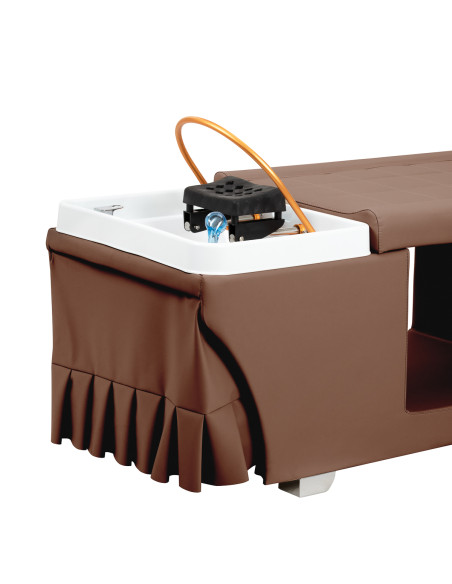 Gabbiano Head Spa Maldives Salon washbasin bed brown