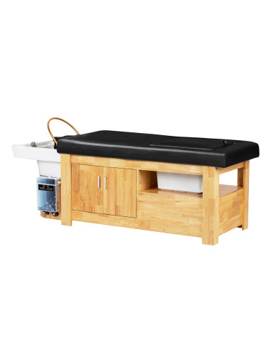 Gabbiano Head Spa Bali Salon washbasin bed black