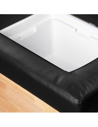 Gabbiano Head Spa Bali Salon washbasin bed black