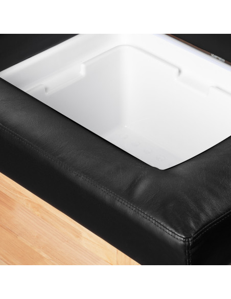 Gabbiano Head Spa Bali Salon washbasin bed black