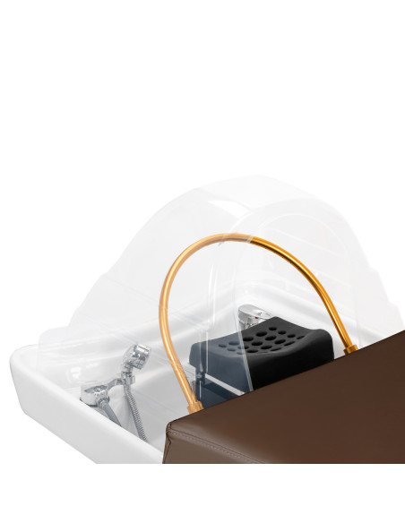 Gabbiano Head Spa Bali Salon washbasin bed brown