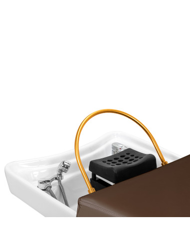 Gabbiano Head Spa Bali Salon washbasin bed brown