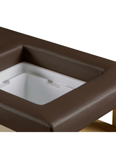 Gabbiano Head Spa Bali Salon washbasin bed brown