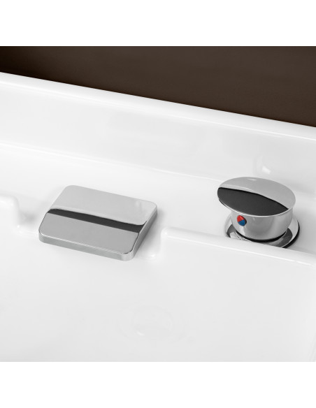 Gabbiano Head Spa Bali Salon washbasin bed brown