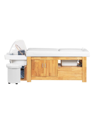 Gabbiano Head Spa Bali Salon washbasin bed white