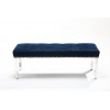 Hroove Bench - Studded Blue BFHR6081 Bella Furniture Ireland