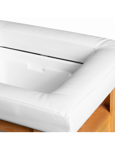 Gabbiano Head Spa Bali Salon washbasin bed white