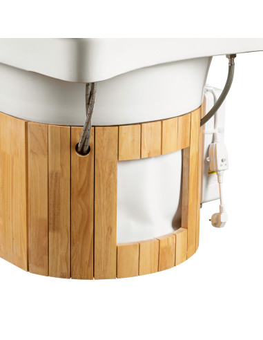 Gabbiano Head Spa Bali Salon washbasin bed white