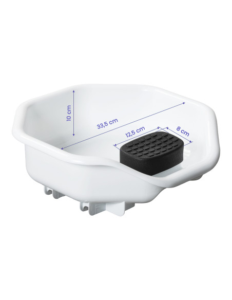 Gabbiano Head Spa Bali Salon washbasin bed white