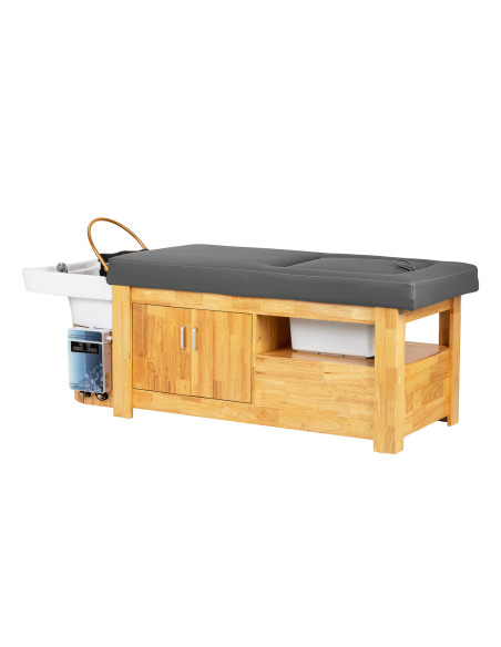 Gabbiano Head Spa Bali Salon washbasin bed grey