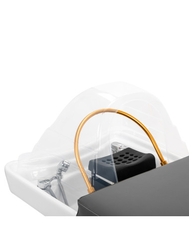 Gabbiano Head Spa Bali Salon washbasin bed grey