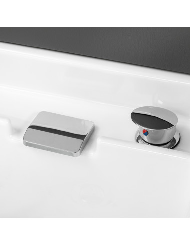 Gabbiano Head Spa Bali Salon washbasin bed grey