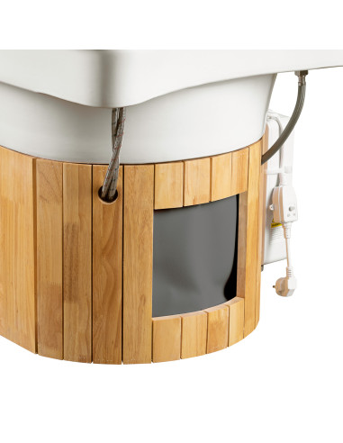 Gabbiano Head Spa Bali Salon washbasin bed grey