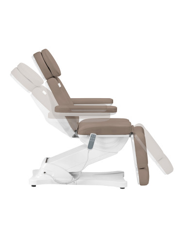 Electric Beauty bed SILLON CLASSIC 3 motors modern brown
