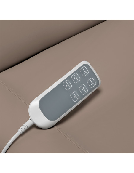 Electric Beauty bed SILLON CLASSIC 3 motors modern brown