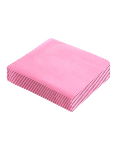 Disposable chair cover with elastic band, 10 pcs. pink