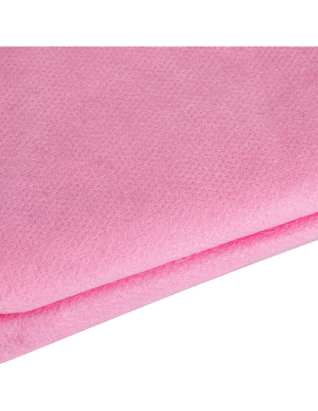 Disposable chair cover with elastic band, 10 pcs. pink