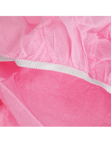Disposable chair cover with elastic band, 10 pcs. pink