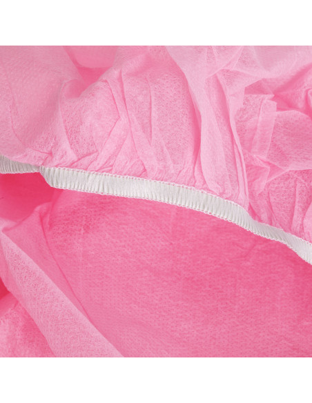 Disposable chair cover with elastic band, 10 pcs. pink