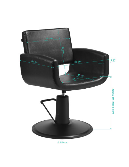 Gabbiano Mataro Styling chair black