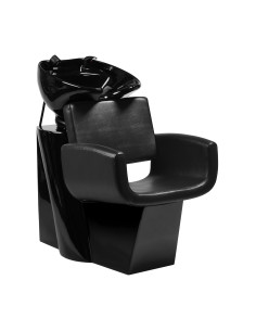 Gabbiano Salon washbasin unit Mataro black