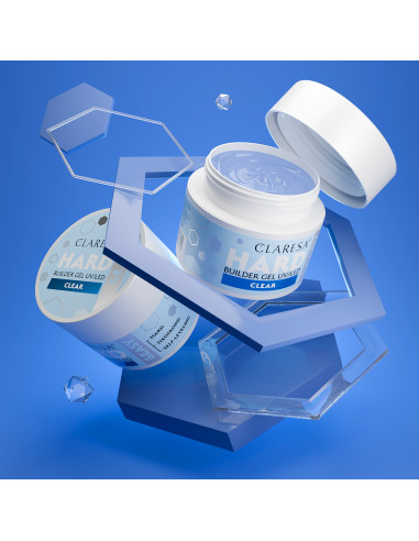 CLARESA HARD&EASY BUILDER GEL CLEAR 45g