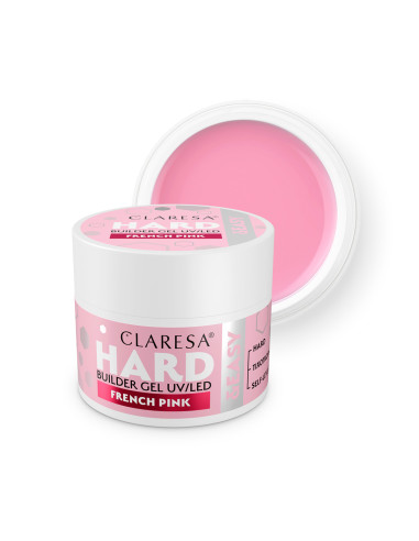 CLARESA HARD&EASY BUILDER GEL FRENCH PINK 12g